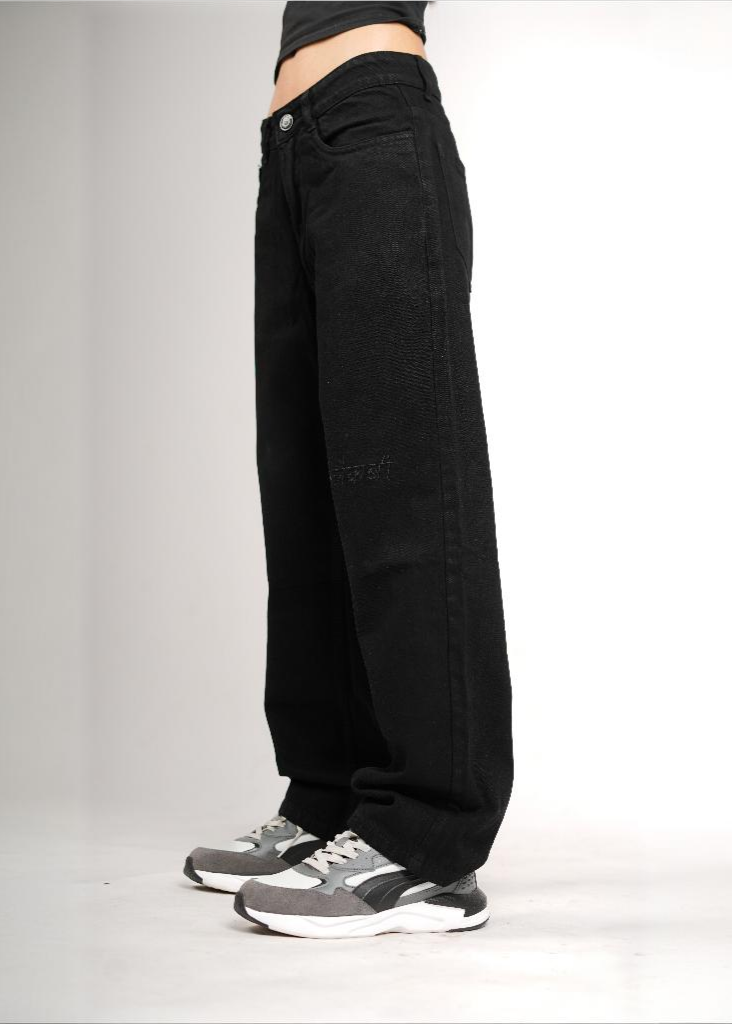 Charcoal Black Denim ( Unisex)