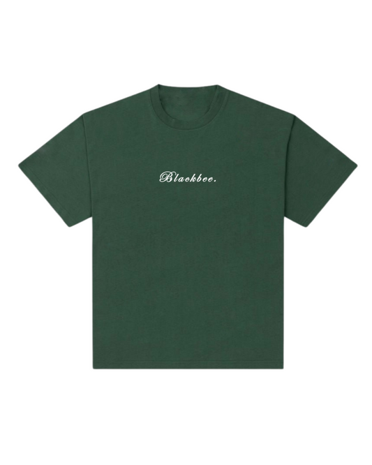 Forest Green Solid Oversized T-shirt